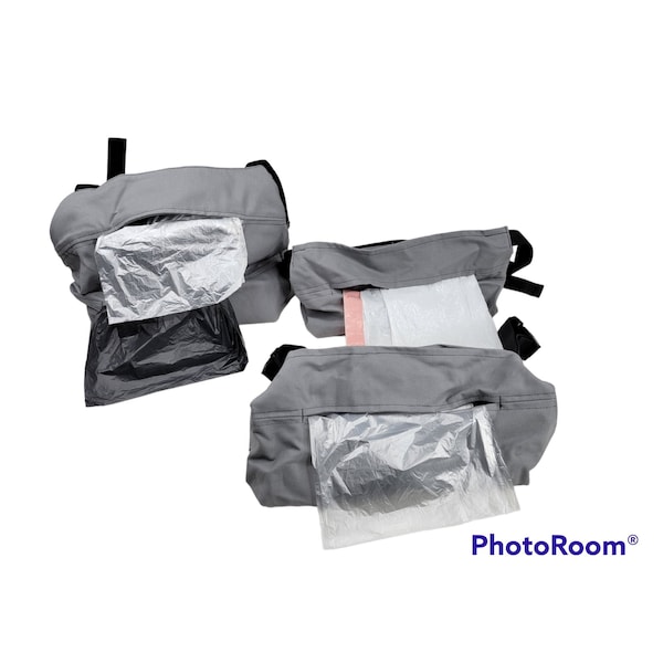 T-Bags Waist 1pocket Grey TrashBag Dispenser 3002 - main